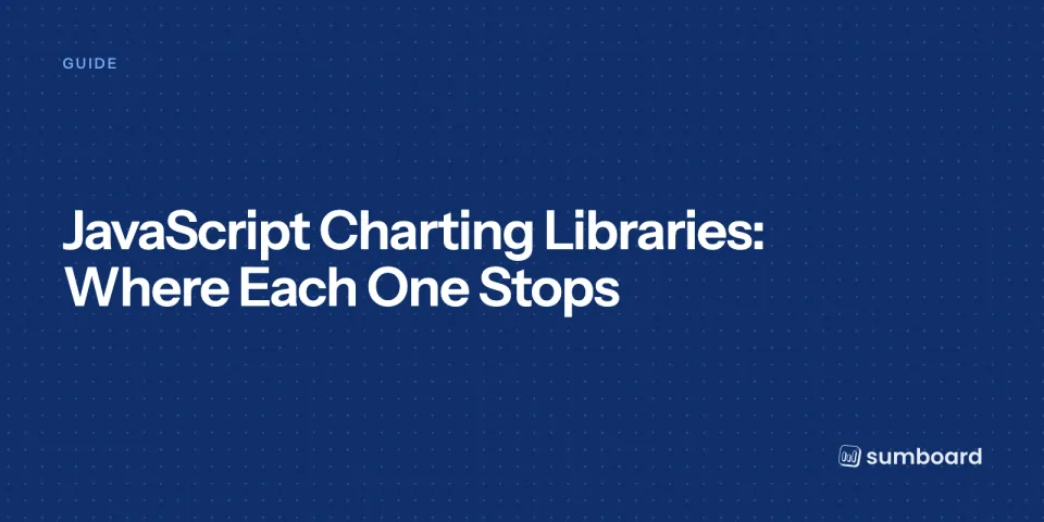 JavaScript Charting Libraries: Where Each One Stops